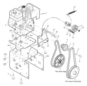 Part Location Diagram of 1501062E735 Briggs and Stratton Engine mount plate
